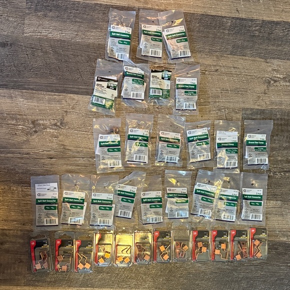 Bundle Ground Rod Clamps, Lugs and Split Bolt Connectors